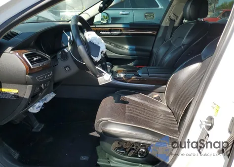 2018 Genesis G90 Premium z USA, uszkodzony, nr VIN KMHG34JA6JU039685